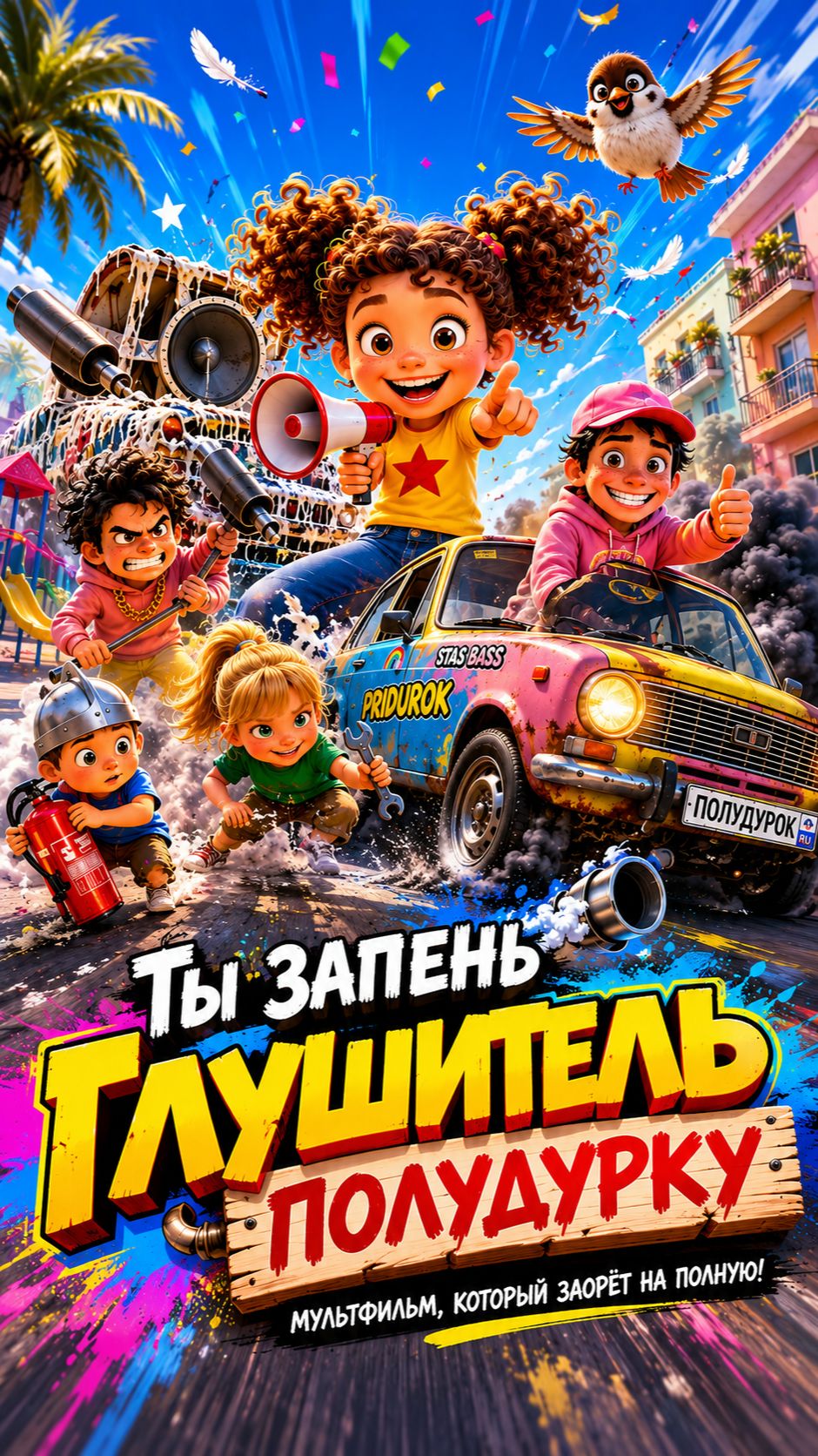 Ты запень глушитель полудурку 😂 | Нейросеть написала хит |#shorts