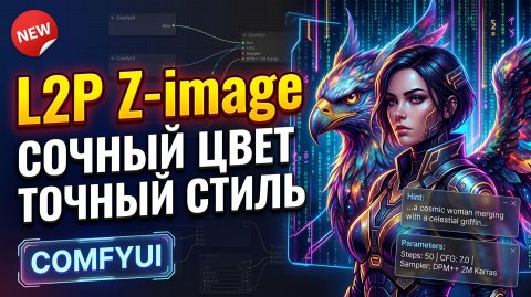 Новая L2P Z-Image модель с честными стилями и цветами