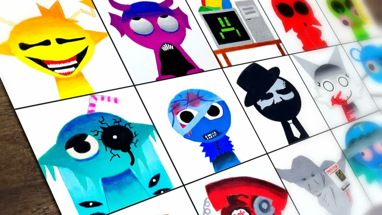 Рисуем Incredibox Sprunki Пересъемка Фаза 2  Часть 2