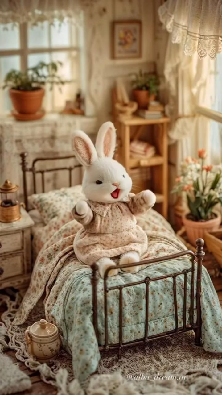 🐰 У зайки прекрасное утро и отличный день 😄 🎧🌿