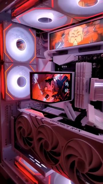 Dream setup + Sukuna = 💥🤯💥#gamingsetup#gamingroom#deskgoals#pcsetup#desksetup#desk#deskdecor#