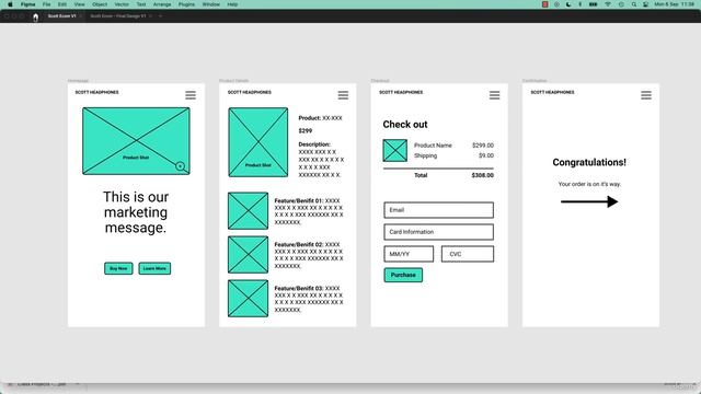 8. Class project 02- Wireframe