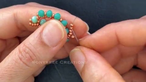 Серьги от Sonysree Creations Beading