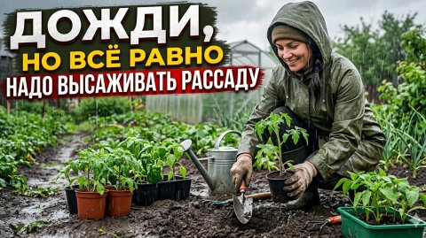 Дожди, но надо высаживать рассаду