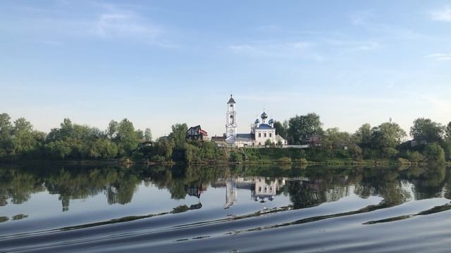 Село Прусово - вид с Волги