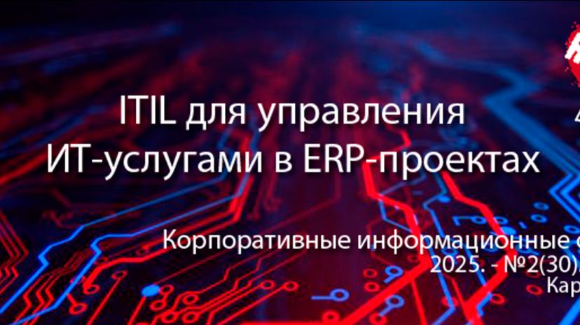 ITIL для управления ИТ-услугами в ERP-проектах (анонс статьи) | Журнал, ERP система, КИС #erp #КИС