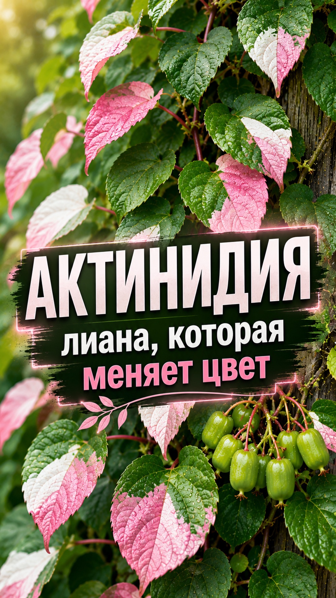 Актинидия в саду: красивая лиана для участка