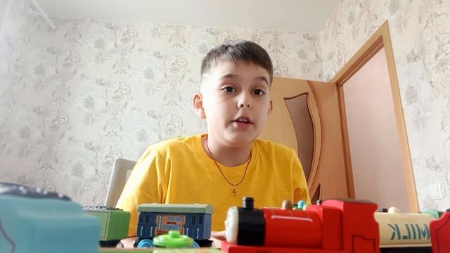 обзор на новые модельки Томаса и его друзей Wooden Railways