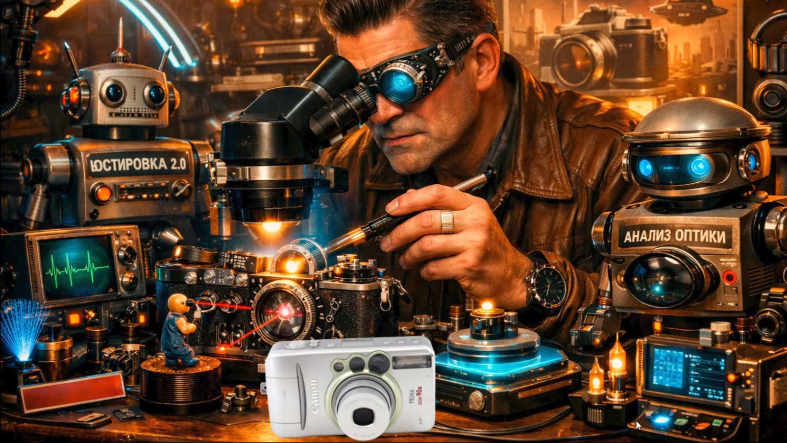 Если мигает символ «H» на Canon Prima Zoom 90U