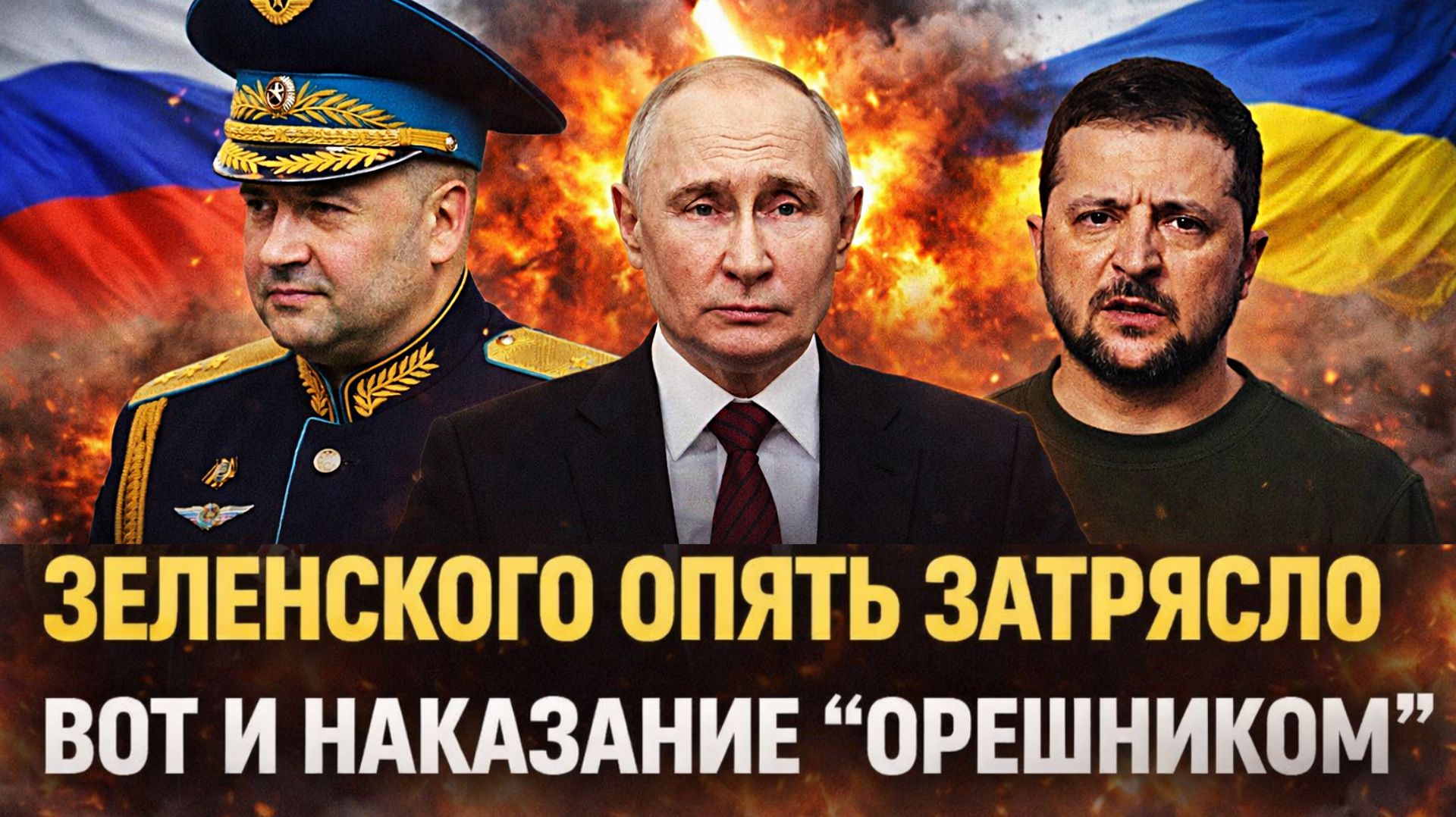 Зеленского опять затрясло// Вот и наказание "Орешником"// Путин выпускает Генерала!?