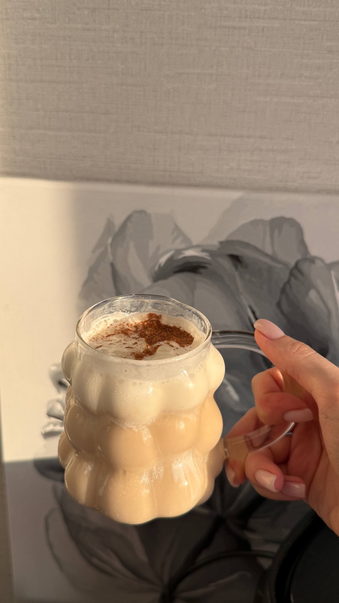 Аффогато с молоком ☕🍨