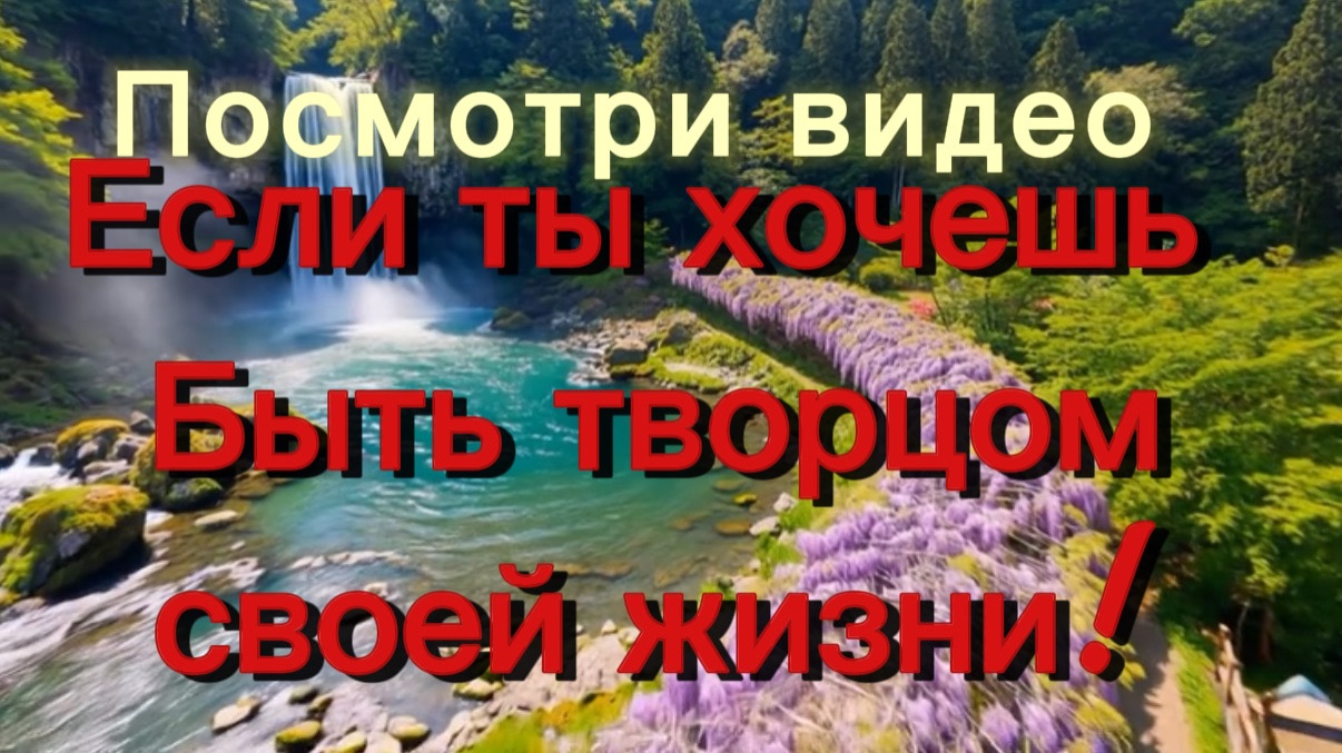 Стань творцом своей жизни! Измени свою жизнь к лучшему! #позитивныеустановки #успех #творецжизни
