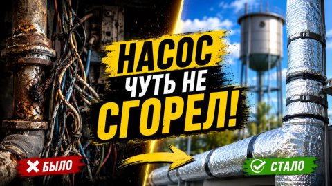 Ремонт водонапорных башен в садоводческом товариществе замена кабеля управления и труб скважины