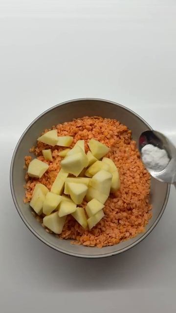 Булочки с чечевицей и яблоком 🍞