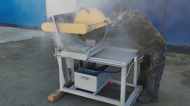 Сухой рез солевого снэба на станке КС-500К