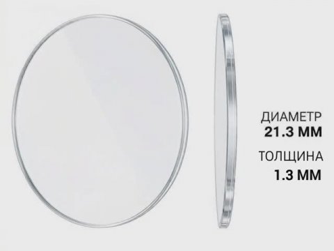 Защитное стекло Ø21,3 мм