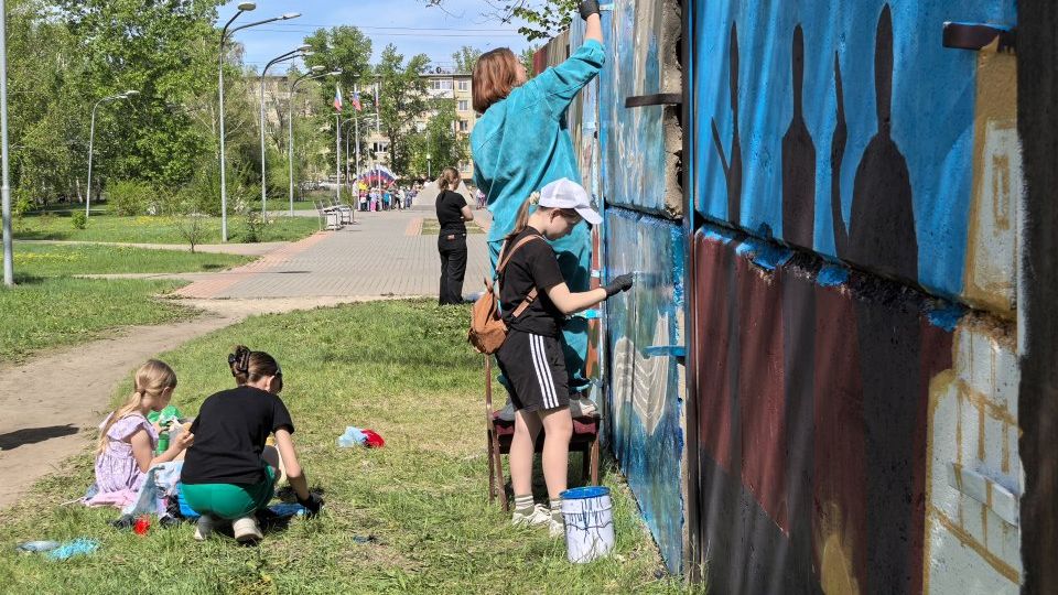 Перекличка поколений: как в Рубцовске прошел фестиваль уличного искусства