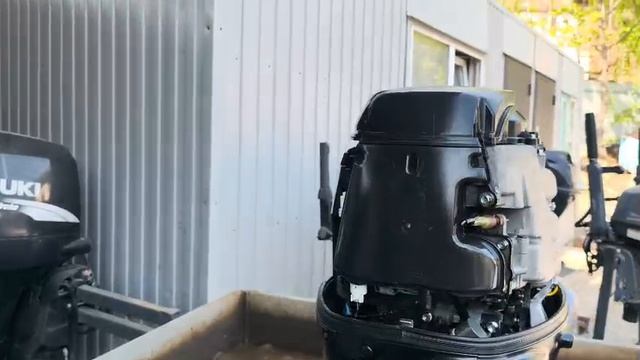 Арт 3826 Запуск лодочного мотора Suzuki DF40