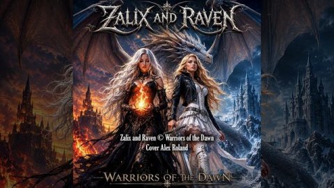 Zalix and Raven © - Warriors of the Dawn - Cover Alex Roland