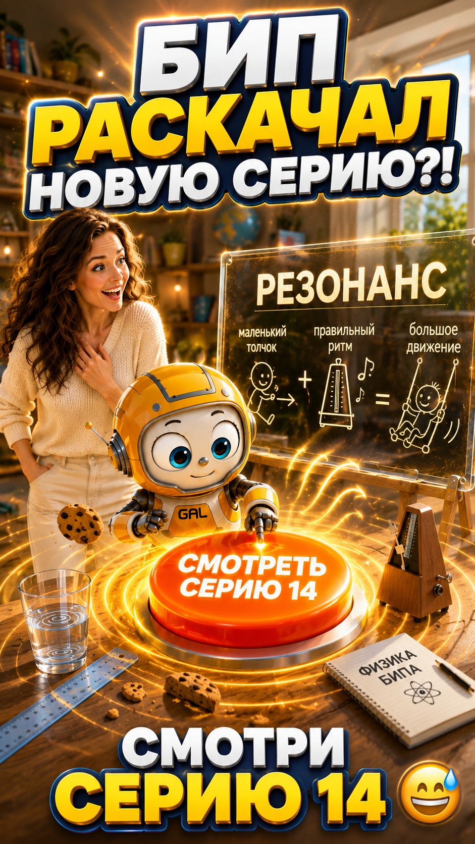 Бип раскачал новую серию 😅 Смотри серию 14! #shorts