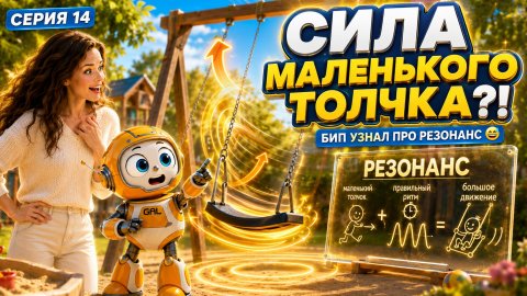 Бип и сила маленького толчка | Серия 14 | Резонанс простыми словами