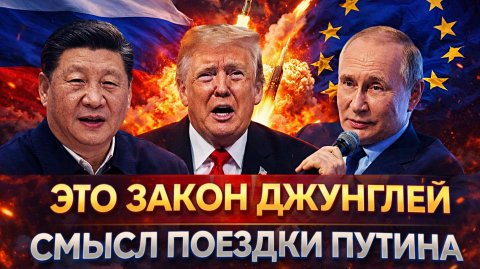 "Это закон джунглей"// Раскрыт истинный смысл поездки Путина в Китай! Россия забирает под себя Запад
