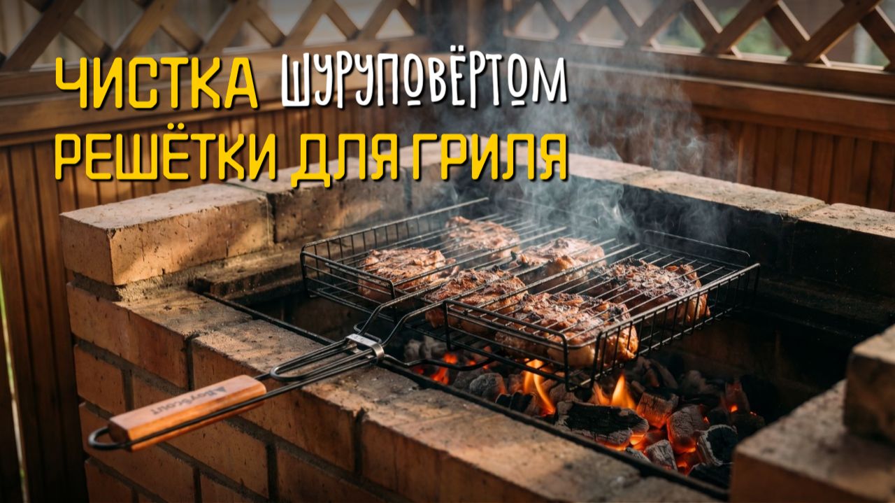 Не мойте решётку водой! Мой метод сухой очистки 🥩