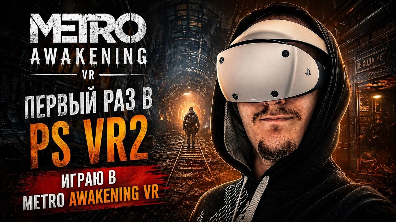 Первый раз в PS VR2 - Играю в Metro Awakening VR