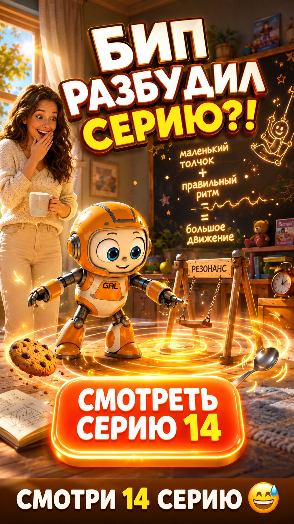Бип раскачал утро… и завтрак вошёл в резонанс 😅 #shorts