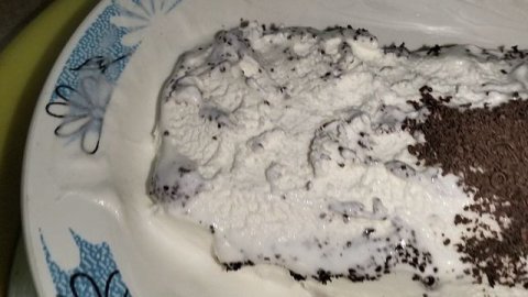 Мукбанг мороженое пломбир Светаево с шоколадной крошкой