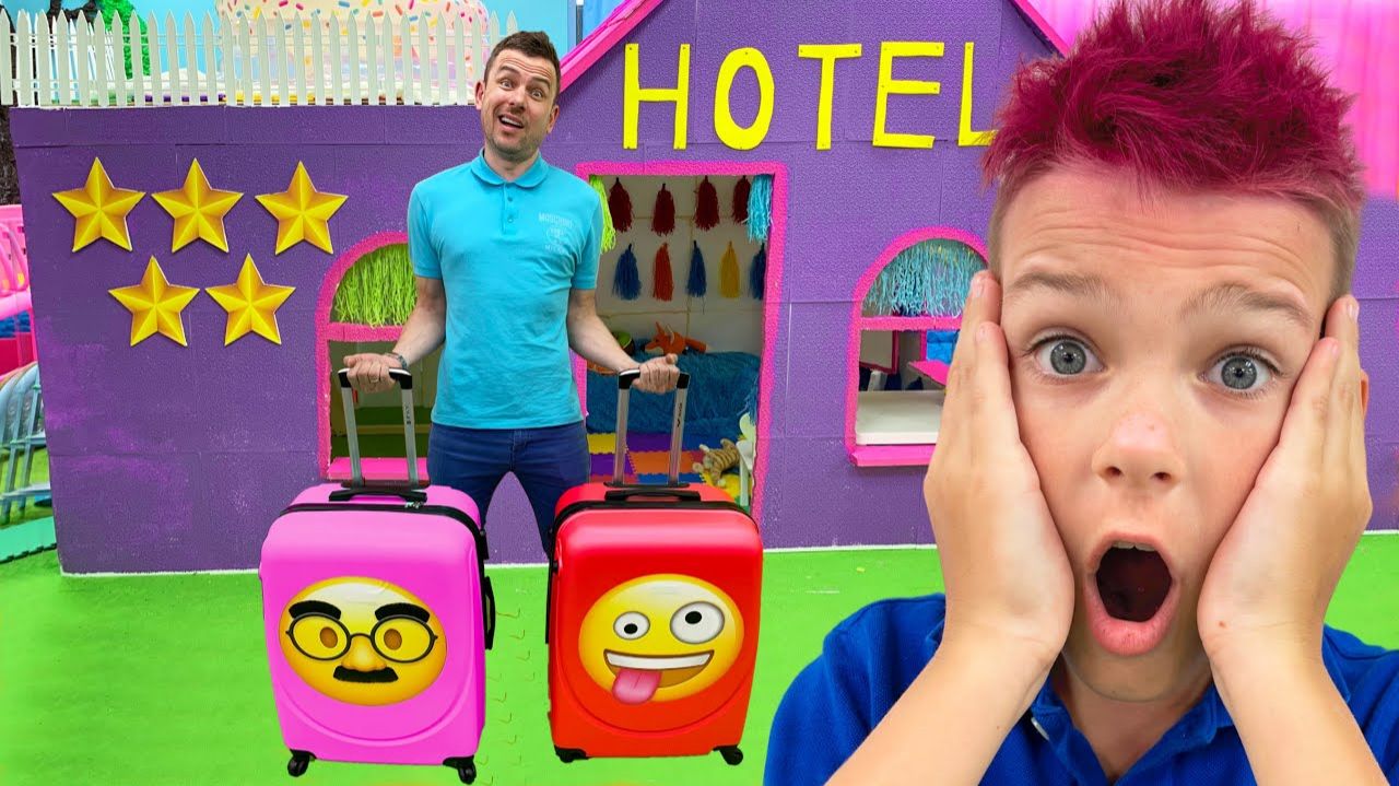 Five Kids Hotel Song Детские стишки