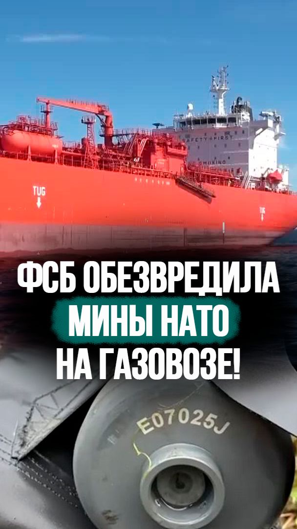 ФСБ сорвала теракт – ДЕСЯТКИ КИЛОГРАММОВ взрывчатки на газовозе из Бельгии! #shorts