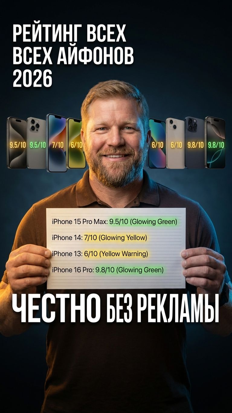 Рейтинг IPhone 2025 — куда тратить деньги, а куда нет