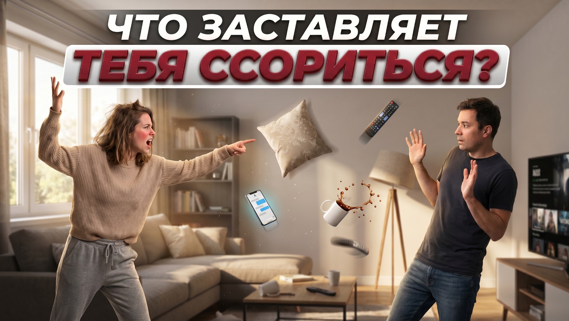Почему любящие люди не могут жить не ссорясь?