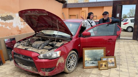 Купила УТОПЛЕННУЮ МАШИНУ у художника. 12 лет в одних руках
