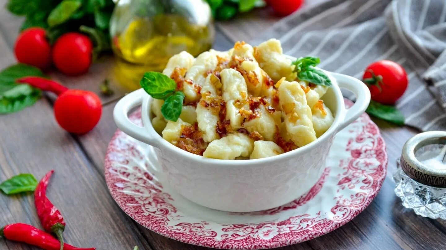 ЛЕНИВЫЕ ВАРЕНИКИ С КАРТОШКОЙ