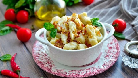 ЛЕНИВЫЕ ВАРЕНИКИ С КАРТОШКОЙ