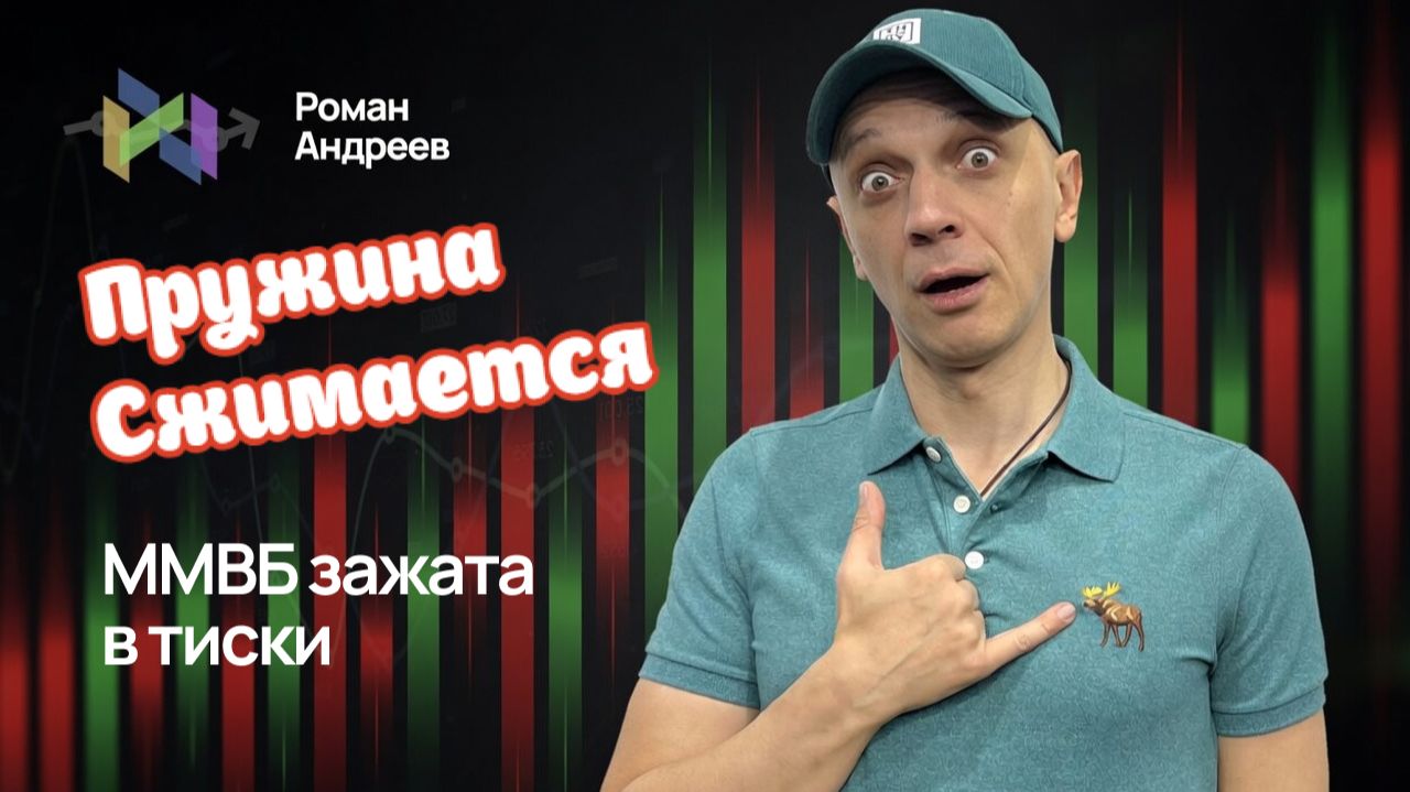 25.05.2026 Индекс ММВБ сжат - куда ждем выстрел, ключевые уровни!