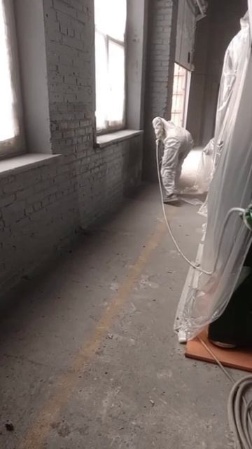Покраска производственного цеха | рабочий процесс