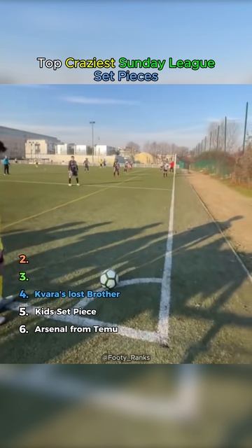 Лучшие тактические приемы любительской лиги ⚽