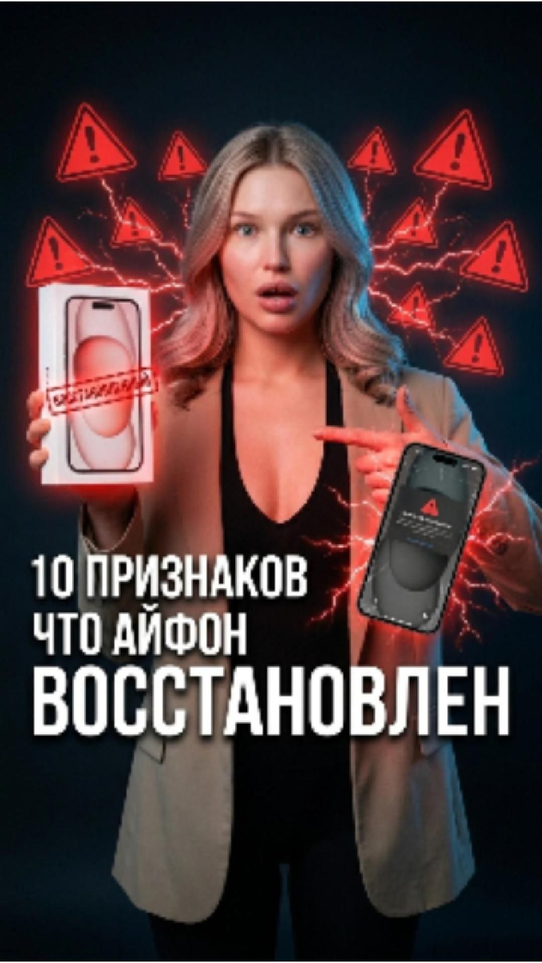 10 признаков восстановленного IPhone.