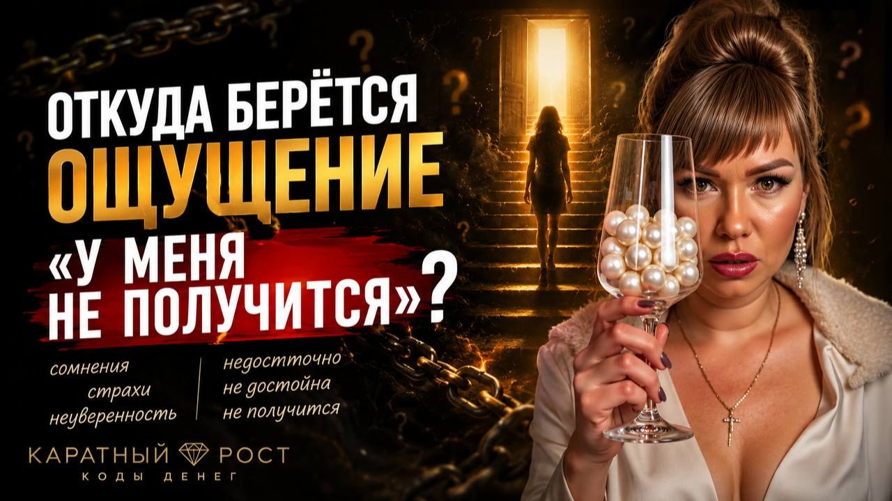 Откуда берётся ощущение «у меня не получится». КАРАТный РОСТ