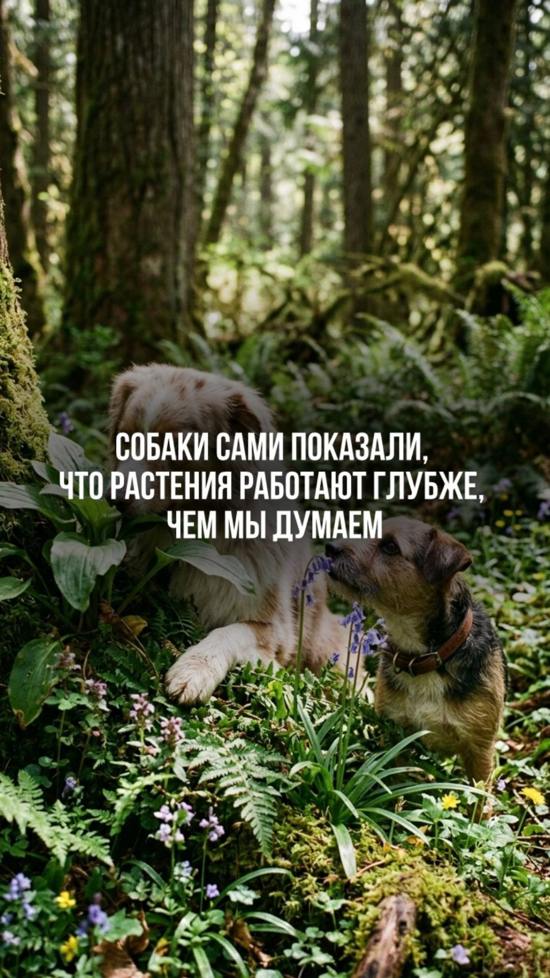 Собаки сами показали, что растения работают глубже, чем мы думаем Др.Ульвия Голденбрук #гидролаты