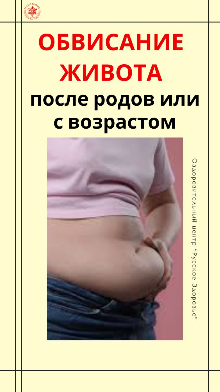 Обвисание живота после родов или с возрастом