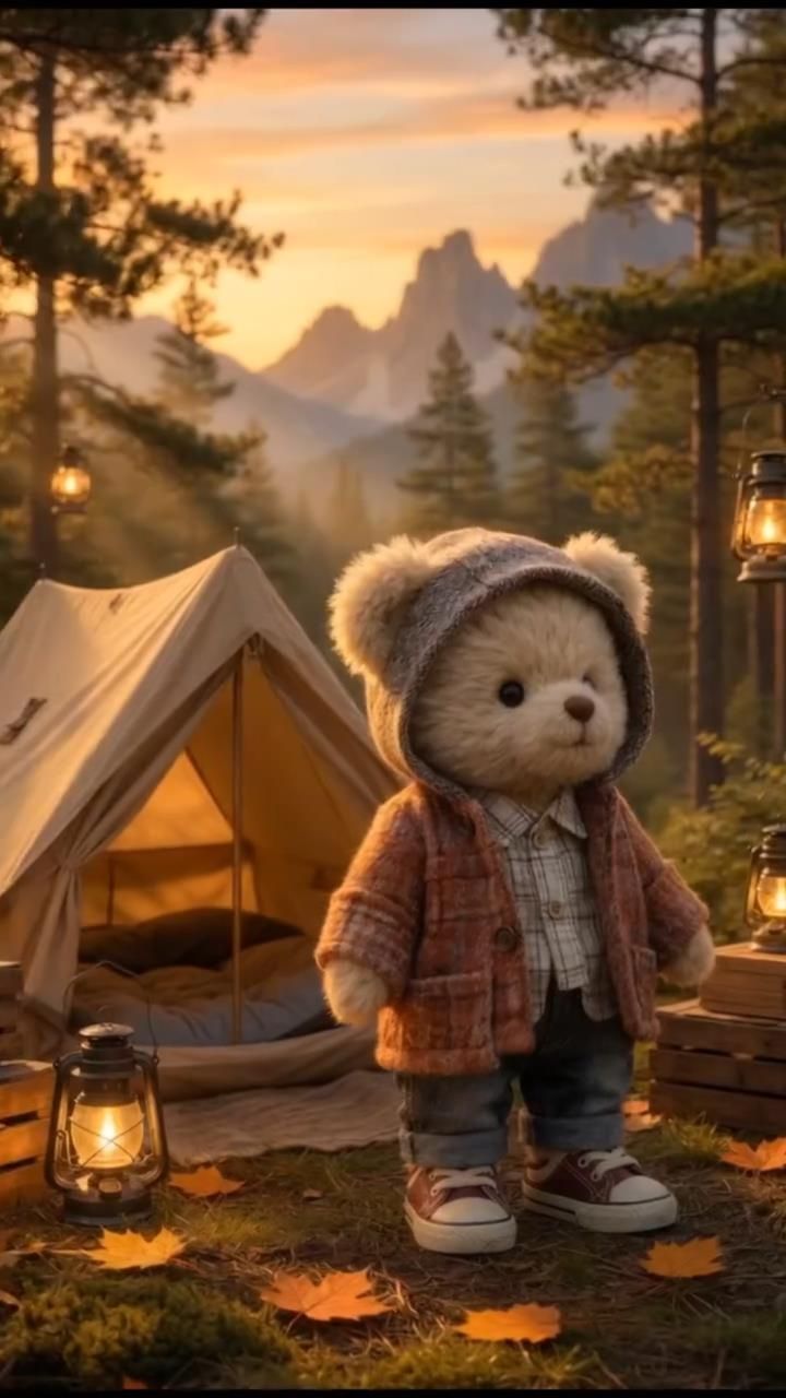 🐻 Медвежонок открыл для себя многодневный поход 🎒