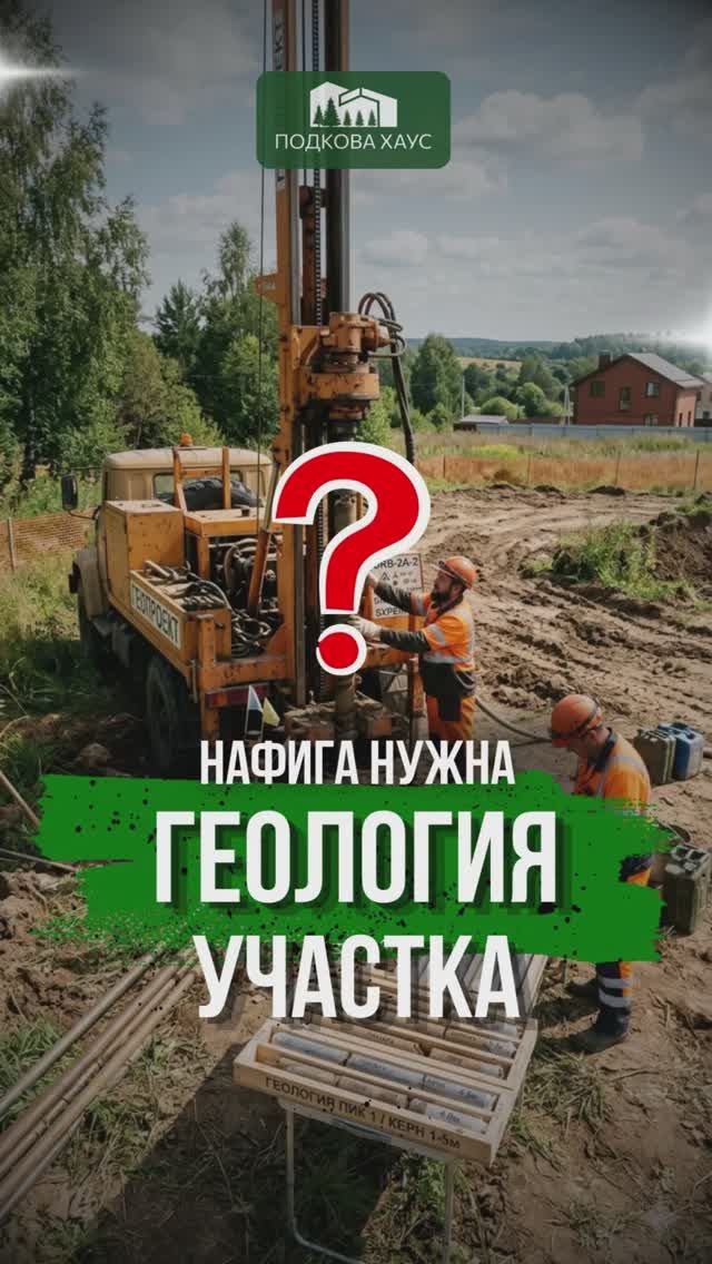 Зачем нужна геология участка? #строительствожилья #стройка #дом #shorts