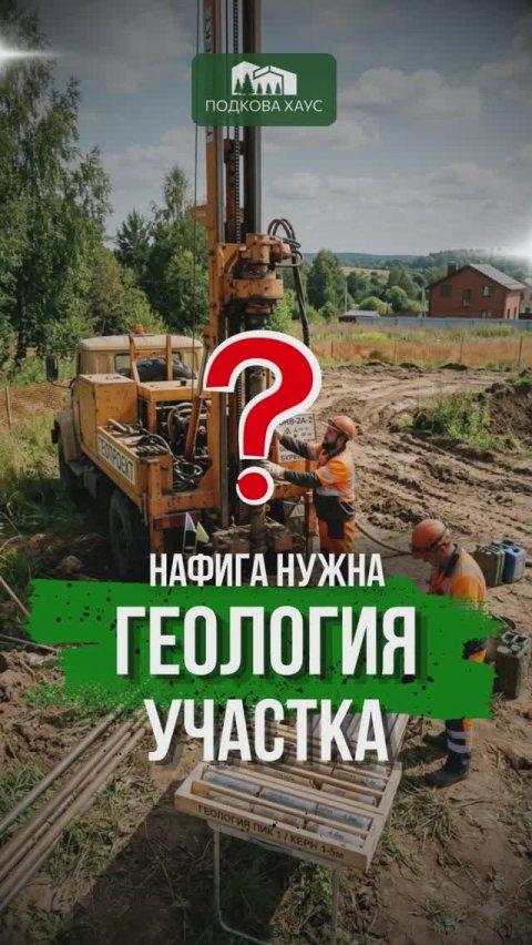 Зачем нужна геология участка? #строительствожилья #стройка #дом #shorts