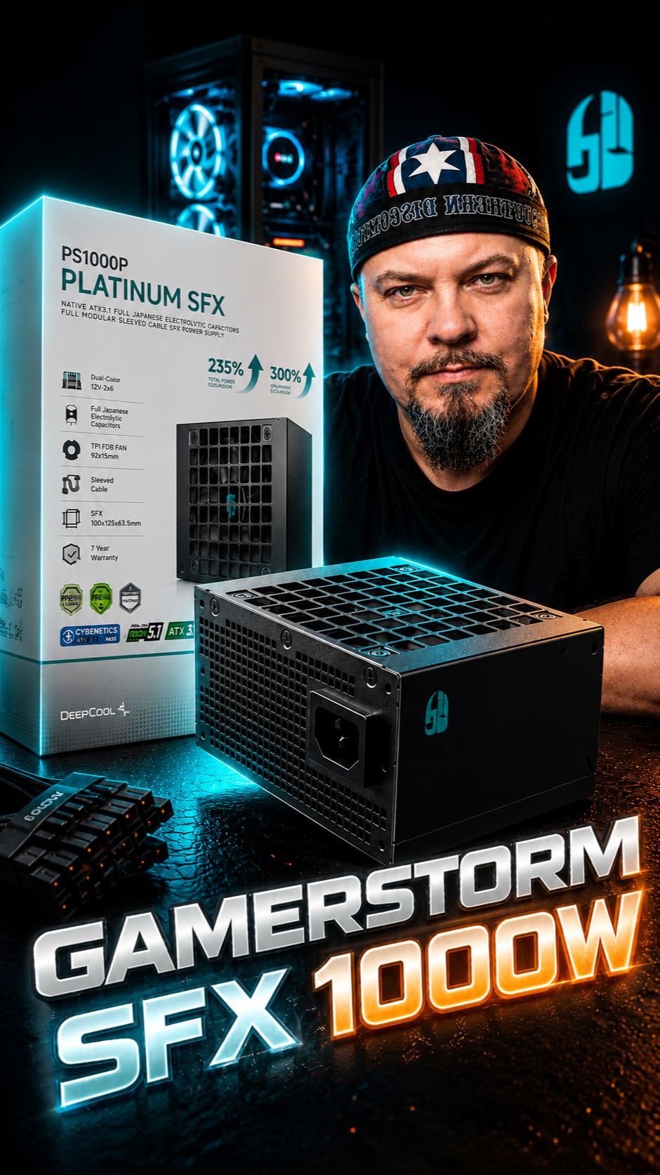 DeepCool GamerStorm PS1000P — Как Уместить 1000W в SFX?