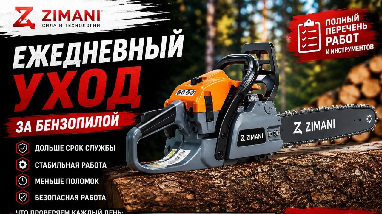 🔥 Что нужно делать с бензопилой после каждой работы? Полный разбор ухода