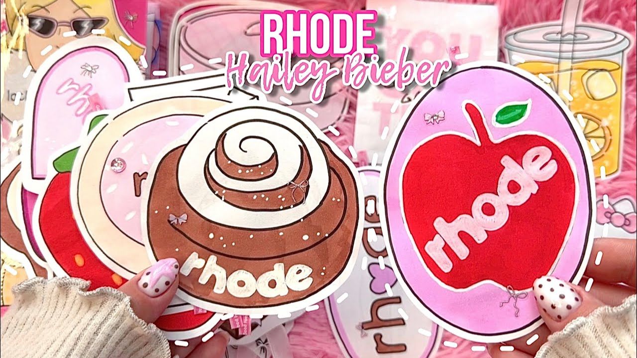 🎀 RHODE 🎀Hailey Bieber и ее бренд косметики ✨Бумажные сюрпризы 💕 распаковка 🌸 Просто Бумажная
